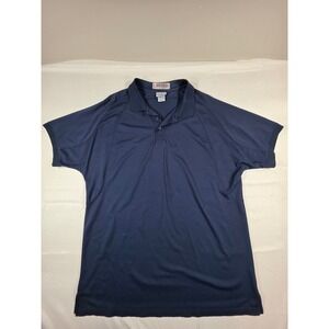 WearGuard Mens Navy Blue Short Sleeve Pique Polo Shirt Aramark 1XLL 651724